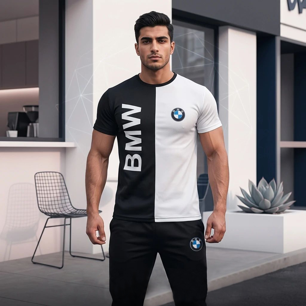 ست تیشرت شلوار bmw مردانه مدل Noman